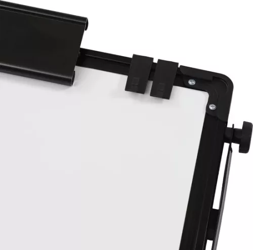 ShopEighty8 ShopEighty8 - Flipchart - White Board Flipchart - Whiteboard Stand - Magnetic Whiteboard - Adjustable Stand - 3 Positions - Anti-Slip - Complete With All Accessories - Black (6150655894807)