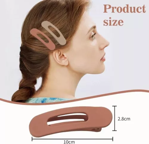 merkloos Small Flat Hairpins for Women - 6 Pieces - Non-slip - Fine Hair - Light and Durable . (6152317028087)