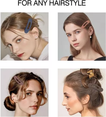 merkloos Small Flat Hairpins for Women - 6 Pieces - Non-slip - Fine Hair - Light and Durable . (6152317028087)