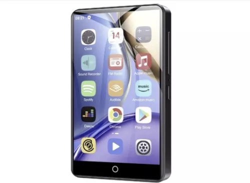 MP4 Player with Bluetooth and WiFi 80GB, MP3 and MP4 Music Player, 4 Inch 1080P Touch Screen Video Player, Portable Android Spotify Player with Play Store App (Black)