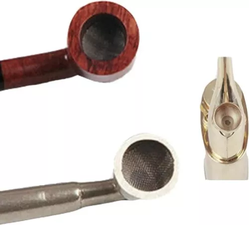 merkloos 100Pcs Stainless Steel Smoking Screens - Pipe Screen Filters for Smoking - Mesh Screens Wire Mesh Filter 15Mm . (8785300263530)