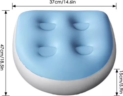 merkloos Spa seat cushion soft comfortable inflatable booster seat cushion for wellness and wellness - Seat cushion for extra comfortable spa experience (8785310310958)