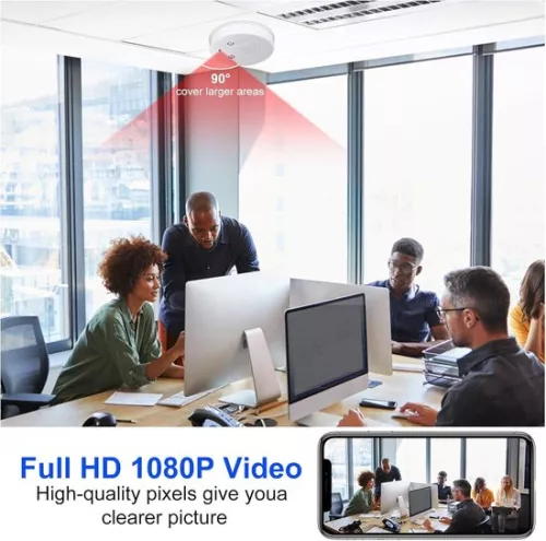 merkloos Wifi 5G/24G Hidden Camera 1080p HD Micro Camera - Wireless with Motion Detection and Night Vision (6152501525507)