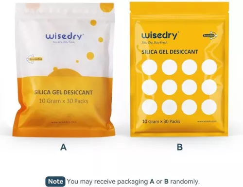 merkloos Silica Gel Sachets with Moisture Indicator - 10g x 30 Pieces for Moisture Removal (6152642770774)