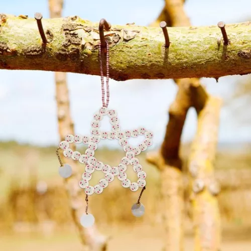 merkloos 20mm Round Natural Wooden Beads Set with Face - 60 Pieces Wooden Beads with Faces (9505697343344)