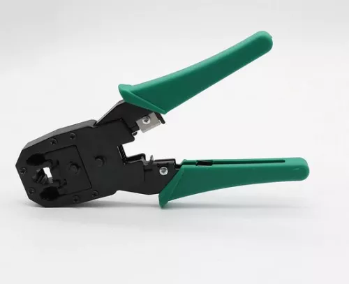 merkloos PREMIUM LAN Network Tester Set - Including Case - RJ45 / RJ12 / RJ11 / CAT5 / CAT5e / Cat6 / UTP / LAN - Cable Tester with Crimping Pliers & LSA Pliers (8720514720066)