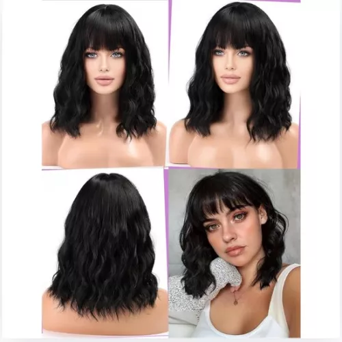 unbranded Women's Wigs - Women's Wigs Real Hair - Washable (6152507679648)