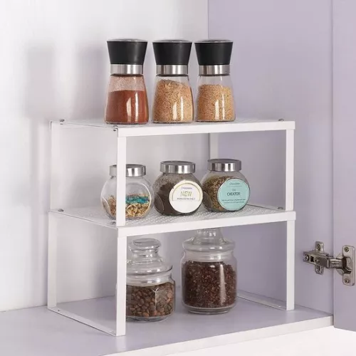 merkloos Kitchen cupboard insert - stackable and expandable - set of 2 (9506646552732)