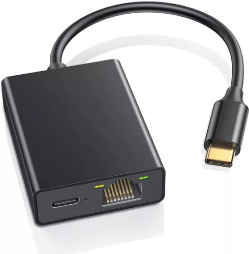 USB C to Ethernet Adapter for Chromecast and Other Devices - Stability and Speed up to 100 Mbps