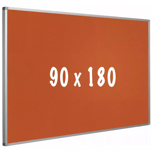 Bulletin board cork PRO Geneva - Aluminum frame - Easy assemble - Drawing pins - Pinboards - 90x180cm