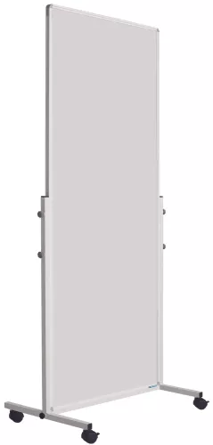 Mobile whiteboard painted steel PRO Everette - Weekly planner - Monthly planner - Yearly planner - Magnetic - White - 180x75cm