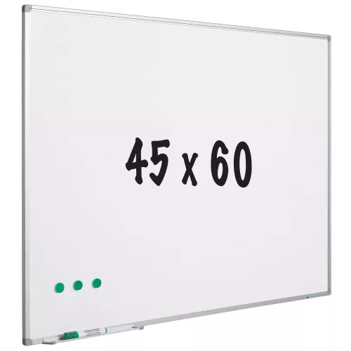 Whiteboard Estelle - Painted steel  - White - 45x60cm