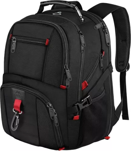 Large Laptop Backpack 17 Inch - Waterproof - Anti-Theft - Black