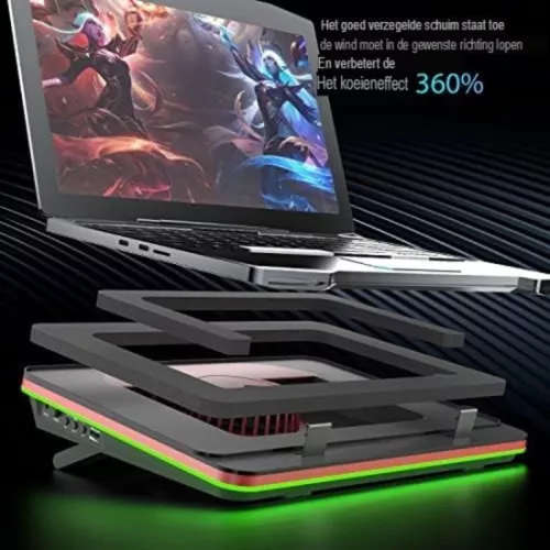 merkloos Laptop Cooler - Laptop Cooling Pad - Laptop cooler (6097445547508)